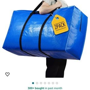 COPY - 57 Gallon Extra Large Storage Bags, XXL Jumbo Moving Bags JUST ONE!!!